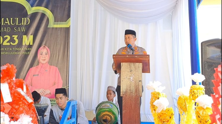 Polres Morowali Gelar Peringatan Maulid Nabi Muhammad SAW, Ini Harapan Kapolres