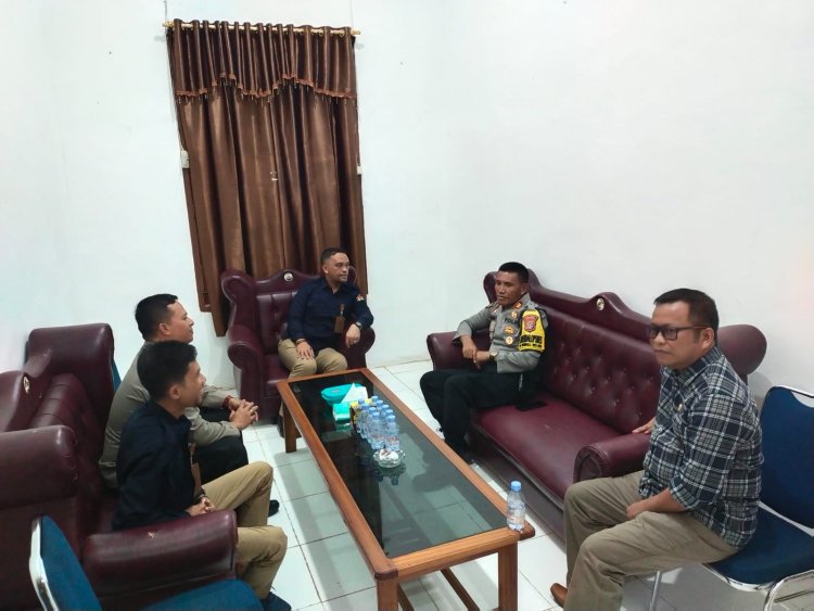Pastikan distribusi logistik Pemilu 2024 Aman, Polres Morowali Melakukan Koordinasi dengan Ketua KPU Kab Morowali