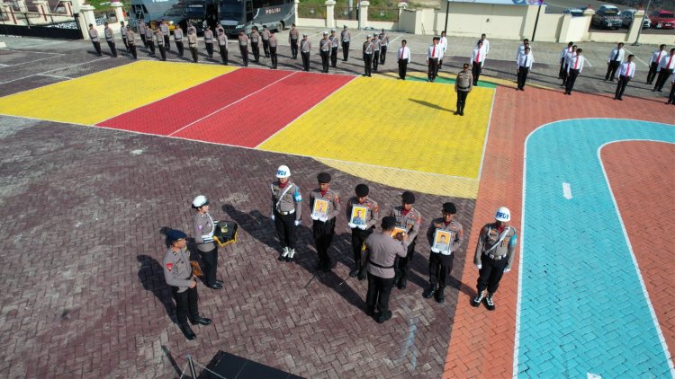 "Upacara Pemberhentian Tidak Dengan Hormat (PTDH) Personel Polres Morowali Secara In Absentia atau dengan ketidakhadiran"