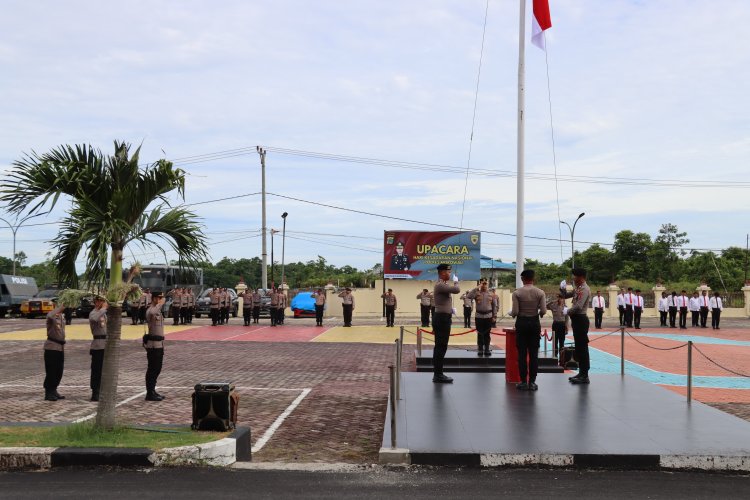Polres Morowali Gelar Upacara HKN