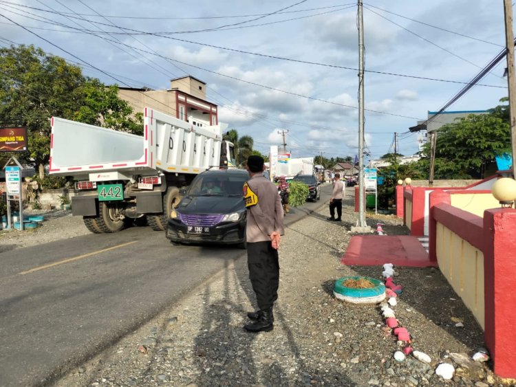 Razia Knalpot Brong di Depan Mako Polsek Bumi Raya, Morowali: 52 Unit R2 dan 10 Unit R4 Diamankan