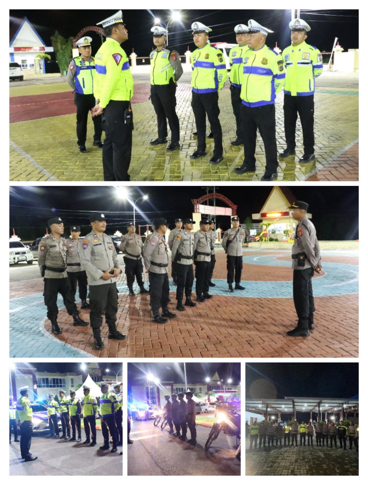 Patroli Polres Morowali dan Polsek Jajaran untuk Menjaga Keamanan Pasca Pemilu 2024