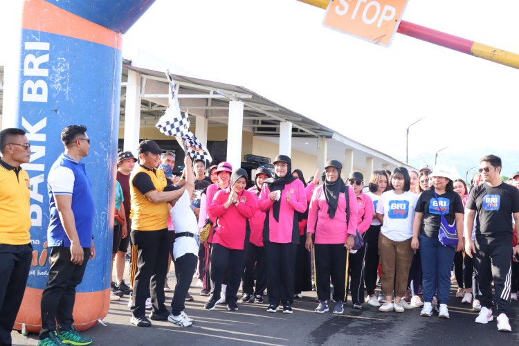 500 Orang Ramaikan HUT Ke-4 Polres Morowali, Ada Doorprize Juga