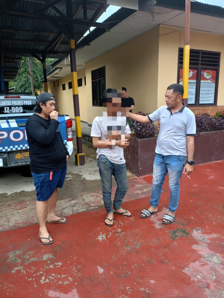 Polsek Bungku Barat Berhasil Amankan Pelaku Penikaman Hingga Ke Poso