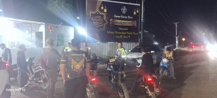 Polres Morowali Antisipasi Balap Liar dan Kejahatan Jalanan Gelar KRYD 