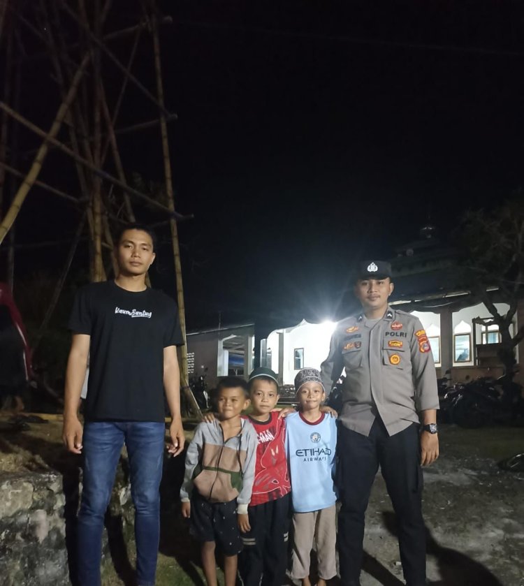 Polres Morowali Lakukan Pengamanan Sholat Tarawih Ramadhan 1445 H/2024 M
