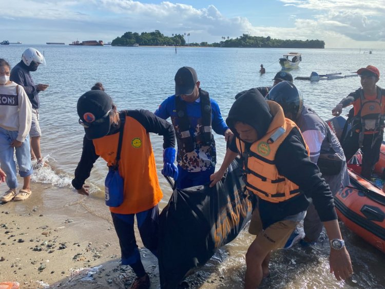 Tim SAR gabungan Temukan Tiga Korban perahu terbalik di Perairan Bahodopi Dalam Kondisi Meninggal Dunia