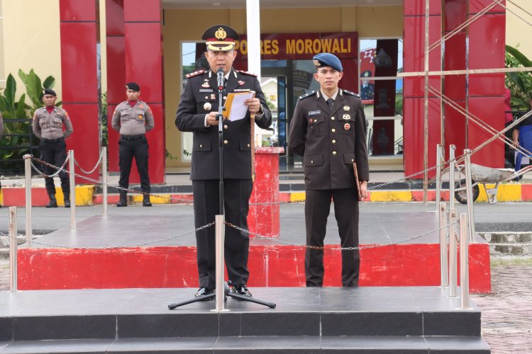 Polres Morowali Gelar Upacara Memperingati Hari Lahir Pancasila Tahun 2024