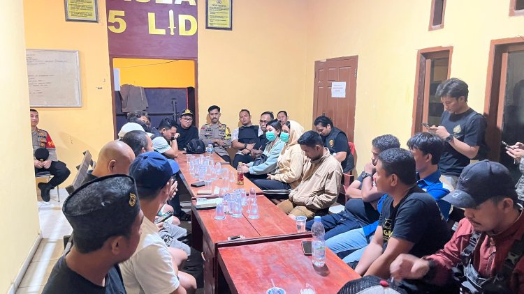 Polres Morowali bersama Unsur Terkait Mediasi Perkelahian di Bahodopi