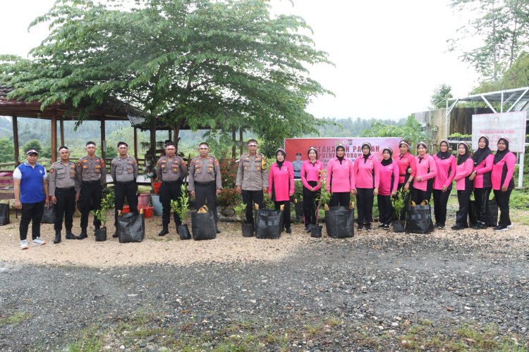 Polres Morowali Perkuat Ketahanan Pangan Jelang HUT Bhayangkara Ke-78