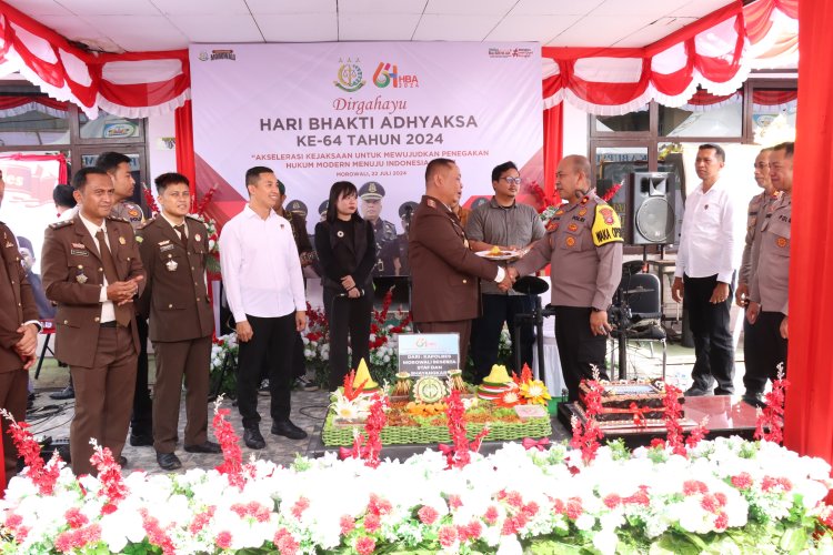 Ucapan Hari Bhakti Adhyaksa Ke-64 dari Kapolres Morowali Ke Kejaksaan Negeri Morowali