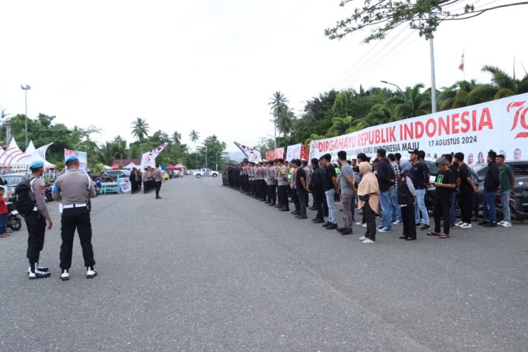 Polres Morowali Gelar Pengamanan Sosialisasi Pengawasan Pilkada Morowali 2024 