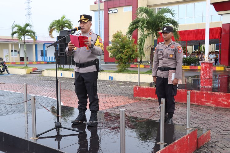 Polres Morowali Gelar Apel Pasukan Operasi Zebra Tinombala 2024 untuk Dukung Tertib Lalu Lintas Jelang Pelantikan Presiden