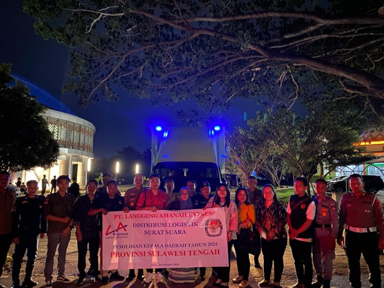 Polres Morowali Perketat Pengamanan dan Pengawalan Logistik Surat Suara Pilkada Morowali 2024