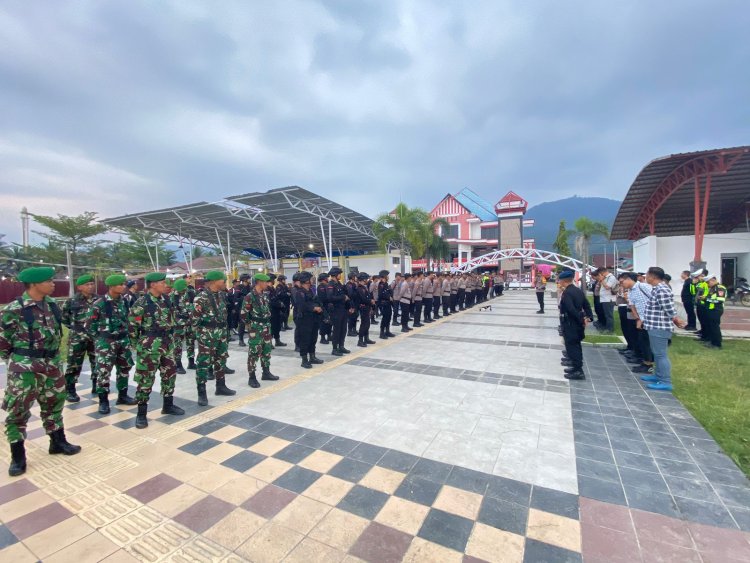 Polres Morowali Gelar Pengamanan Debat Publik Perdana Pilkada 2024 Kabupaten Morowali