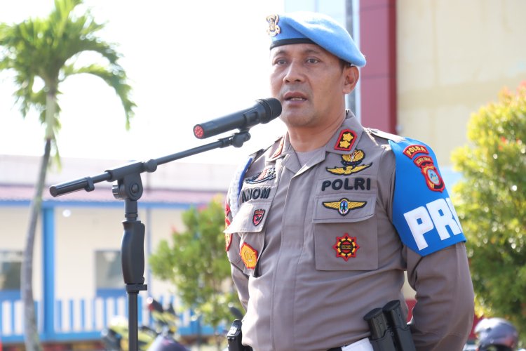 Kasubdit Provos Polda Sulteng Tegaskan Netralitas Polri dan Disiplin di Polres Morowali   
