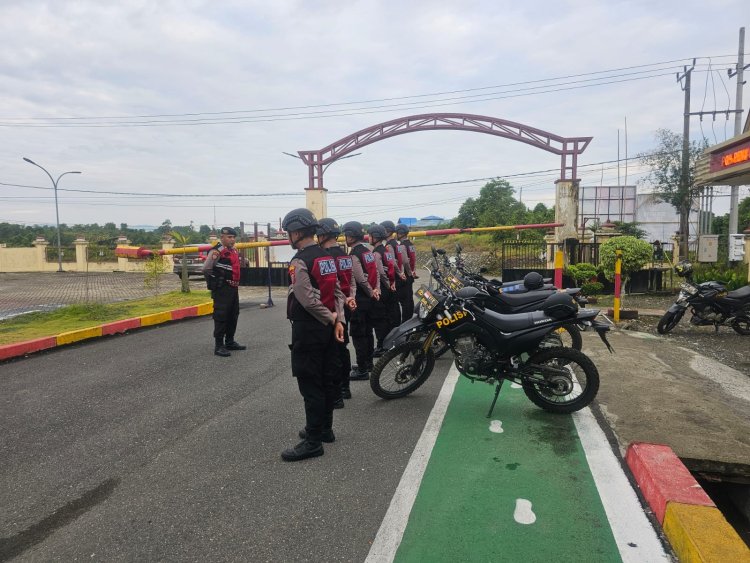 Sat Samapta Polres Morowali Lancarkan Arus Lalu Lintas dan Tingkatkan Keselamatan Pengguna Jalan di Kota Bungku