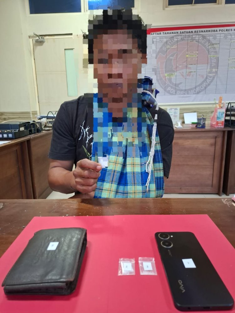 Polsek Bungku Tengah Ungkap Tindak Pidana Narkotika Jenis Sabu di Desa Matansala
