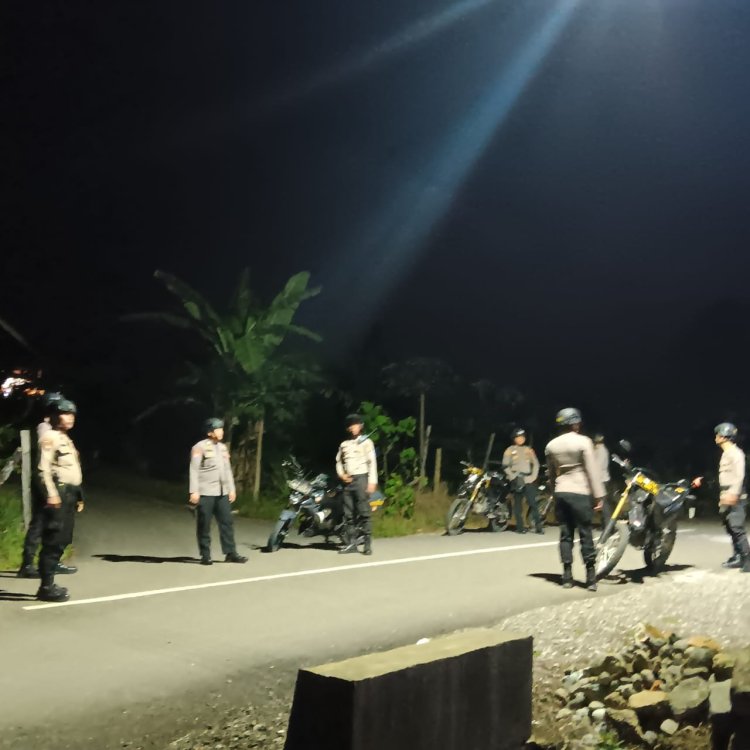 Polres Morowali Laksanakan Patroli Dialogis untuk Pastikan Keamanan Tahapan Pilkada Morowali 2024