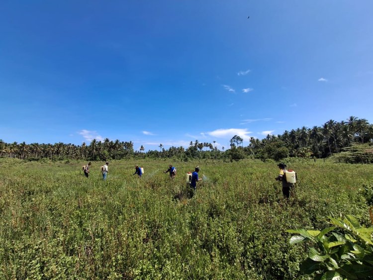 Polres Morowali Buka Lahan Produktif untuk Dukung Program Ketahanan Pangan Nasional