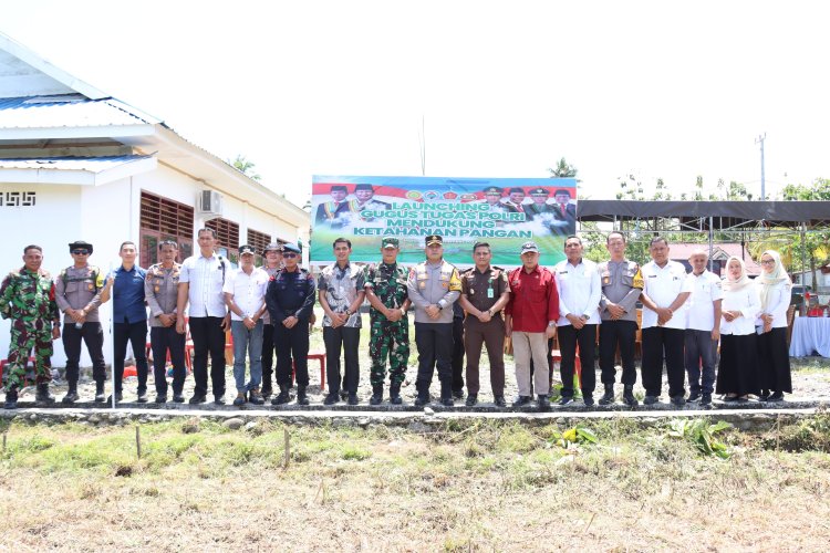 Polres Morowali dan Polsek Jajaran Gelar Ketahanan Pangan di Kabupaten Morowali