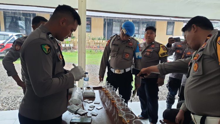Sipropam Polres Morowali laksanakan Gaktibplin demi meningkatkan Kedisiplin dan Pencegahan Narkotika