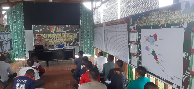 Kasikum Polres Morowali Berikan Penyuluhan Hukum kepada Calon Karyawan PT Roda Jaya Sakti