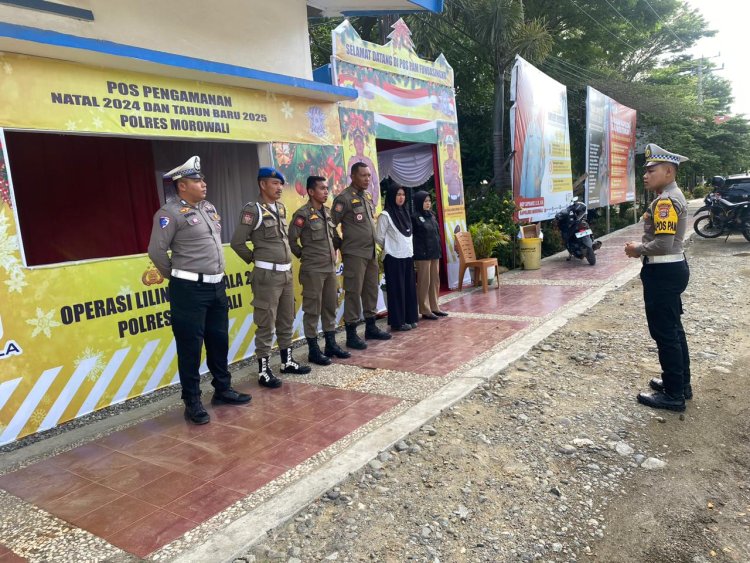 Polres Morowali Siapkan 2 Pos Pelayanan dan 5 Pos Pengamanan untuk Nataru 2024/2025