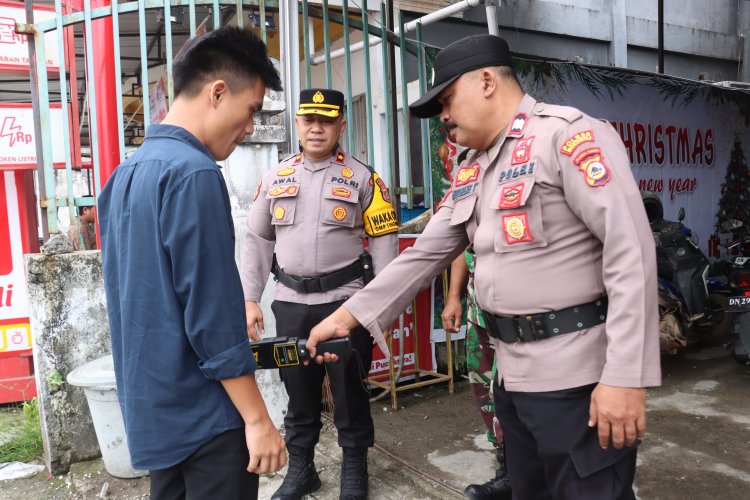 Polres Morowali Amankan Perayaan Ibadah Natal di 42 Gereja, Libatkan 256 Personel Gabungan