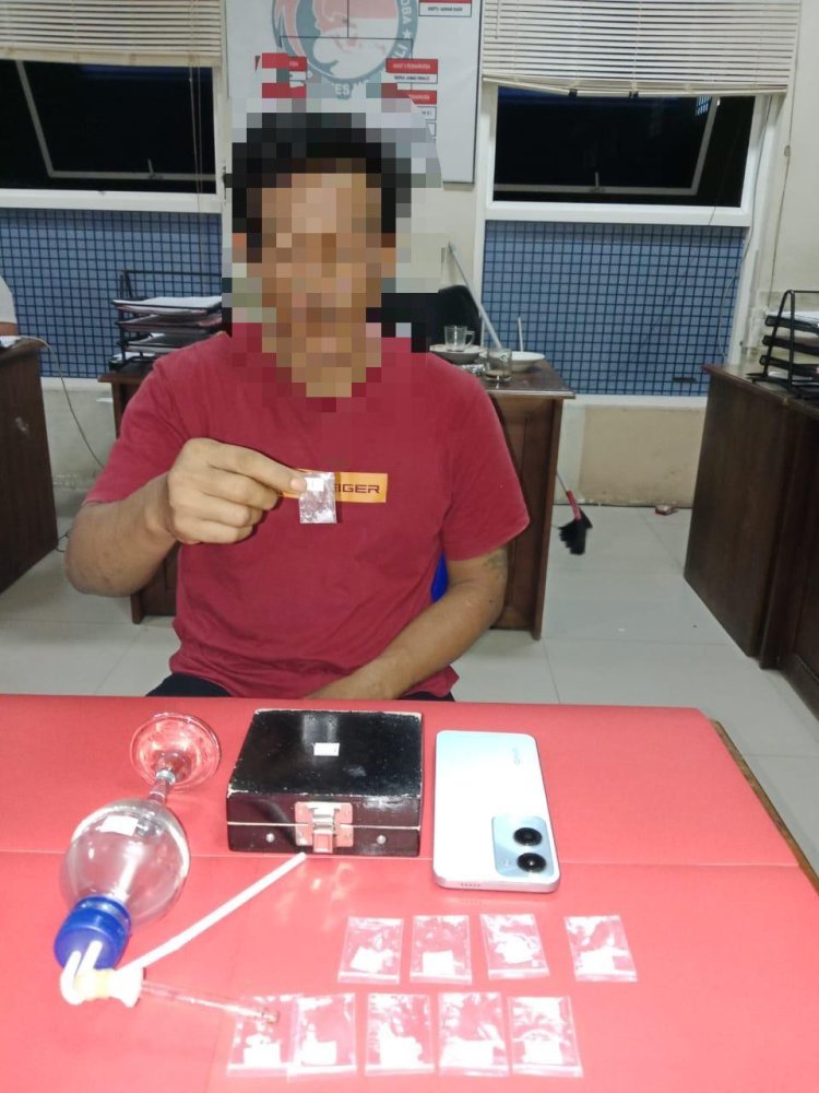 Polres Morowali Ungkap Kasus Penyalahgunaan Narkotika Jenis Sabu di Desa Bahonsuai
