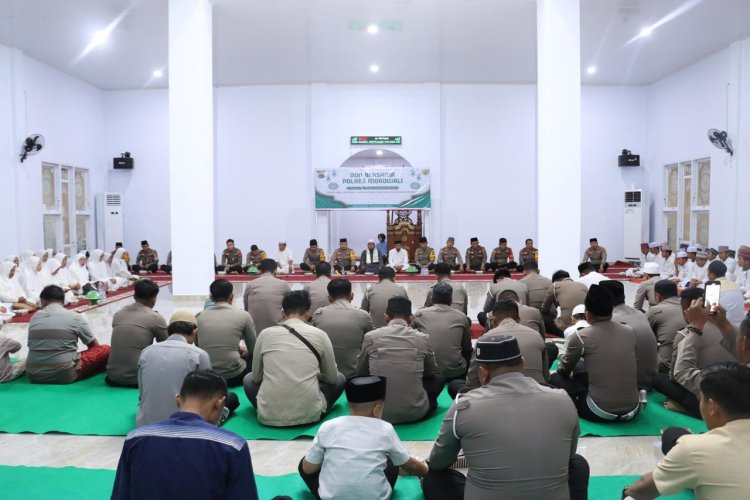 Polres Morowali Gelar Doa Bersama untuk Peringati HUT ke-5 Polres Morowali
