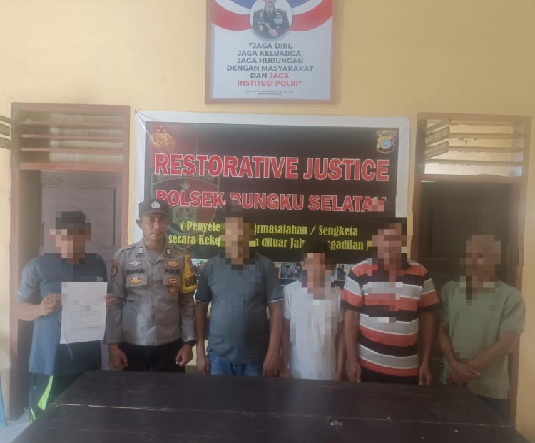 Polsek Bungku Selatan Gelar Restorative Justice Kasus Penyerobotan Tanah 