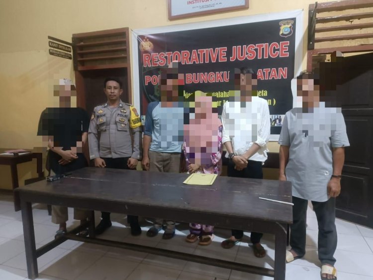 Polres Morowali Fasilitasi Penyelesaian Kasus Pengancaman Melalui Restorative Justice