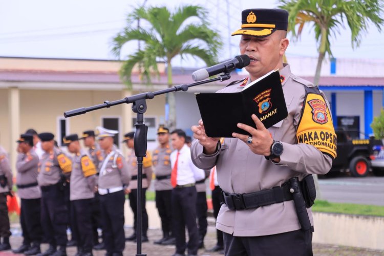 Wakapolres Morowali Pimpin Sertijab Sejumlah PJU dan Kapolsek