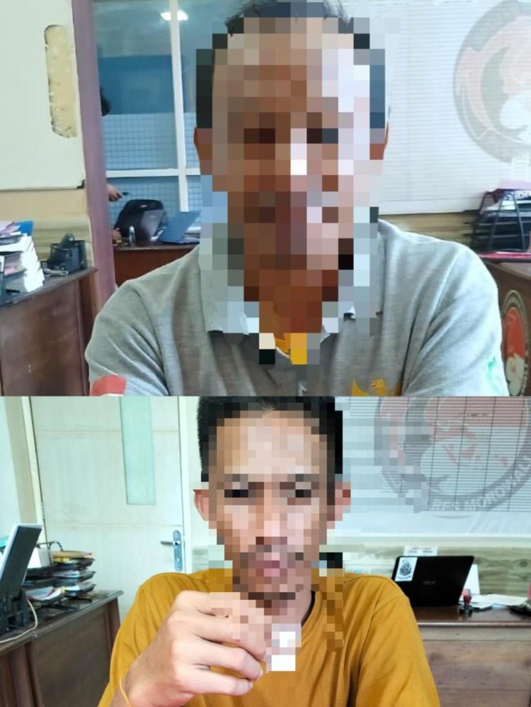 Polres Morowali Ungkap Kasus Narkotika di Desa Kolono, Dua terduga Pelaku Ditahan