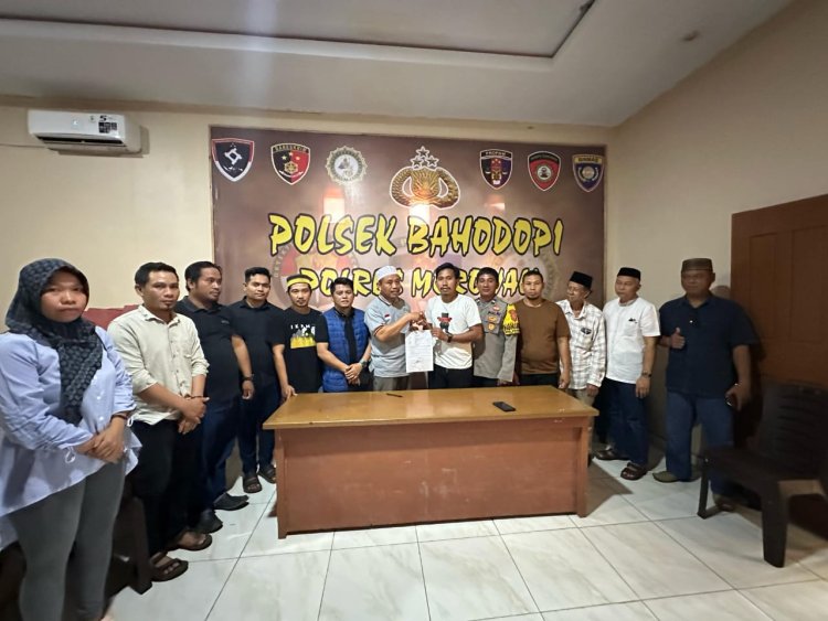 Polsek Bahodopi Fasilitasi Mediasi Kekeluargaan atas Kesalahpahaman Kades Bahomakmur yang Viral di Media Sosial