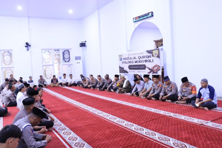 Peringatan Nuzulul Qur'an di Polres Morowali Berlangsung Khidmat