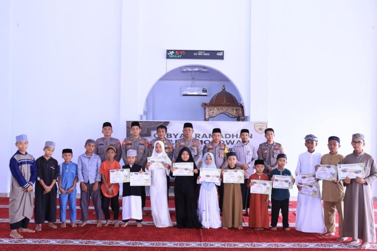 Polres Morowali Gelar Gebyar Ramadhan: Lomba Adzan dan Hafalan Al-Qur’an untuk Putra-Putri 