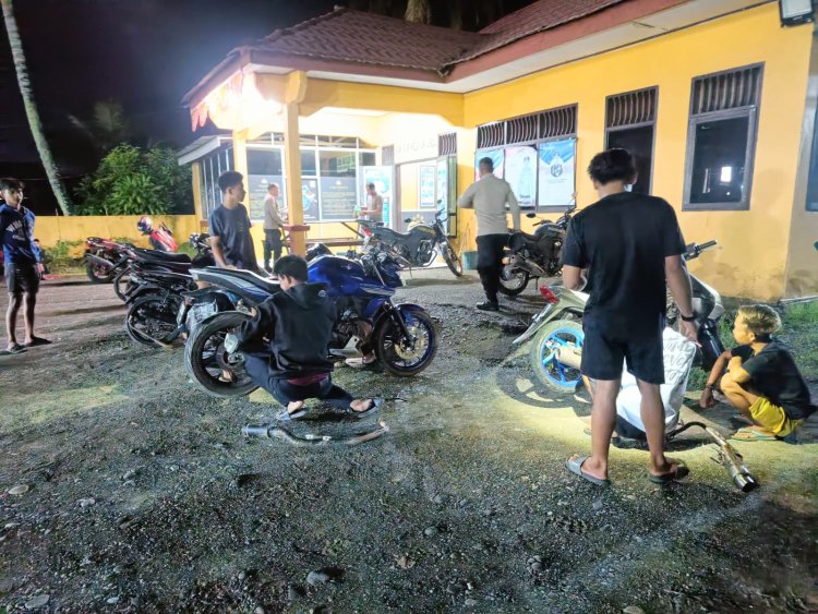 Patroli KRYD Polsek Wita Ponda Polres Morowali Cegah Gangguan Kamtibmas di Bulan Ramadhan