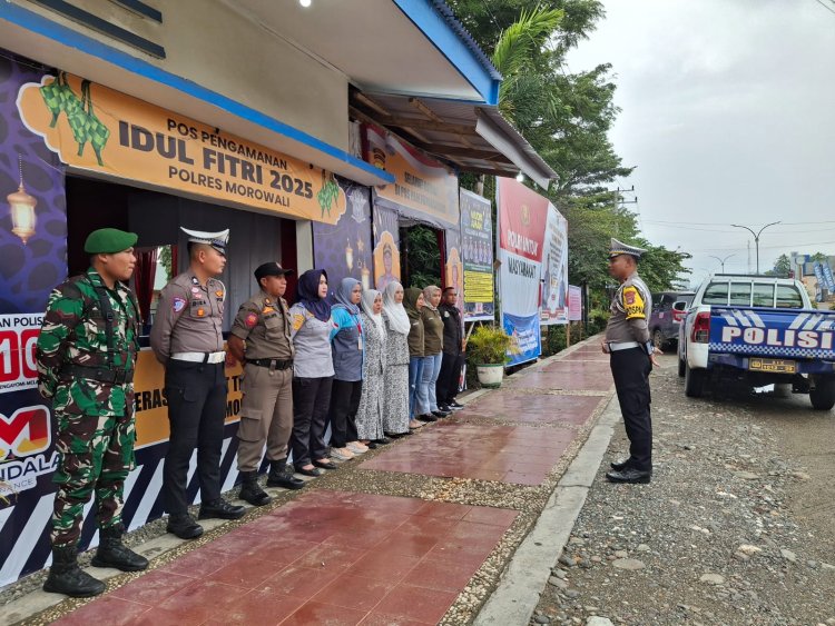 Sinergitas Polres Morowali dan Stakeholder Amankan Mudik Idulfitri 2025 