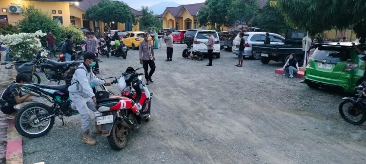 Polsek Bungku Barat Laksanakan Razia Knalpot Brong untuk Menjaga Ketertiban dan Merespon Keluhan Masyarakat