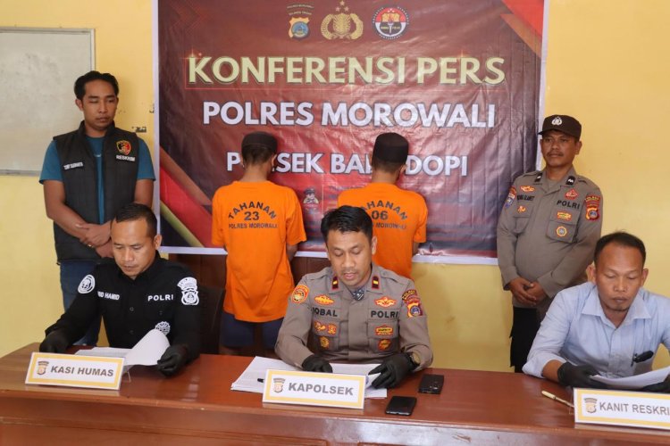 Polsek Bahodopi Tangkap Pelaku Pencurian dengan Kekerasan Gunakan Replika Senjata Api Airsoft Gun