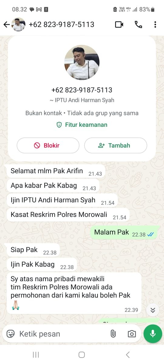 Nama Kasat Reskrim Dicatut Akun WhatsApp, "Masyarakat, ASN Dan Pengusaha Diminta Waspada"