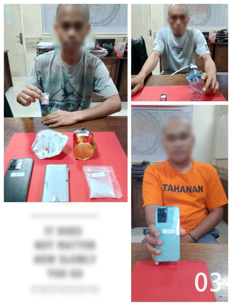 Polres Morowali Ungkap Kasus Narkotika Jenis Sabu di Bahodopi, Total Barang Bukti 20,68 Gram