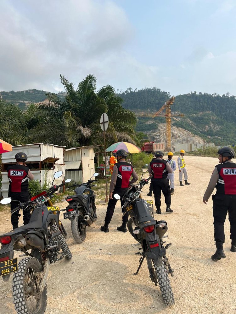 Polres Morowali Gelar Patroli Kota Presisi, Cegah Premanisme Demi Jaga Iklim Investasi yang Kondusif