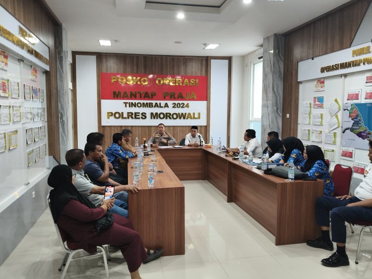 Kapolres Morowali Pimpin Rapat Koordinasi Pengawasan Penyaluran BBM Bersubsidi di SPBU Bahomohoni