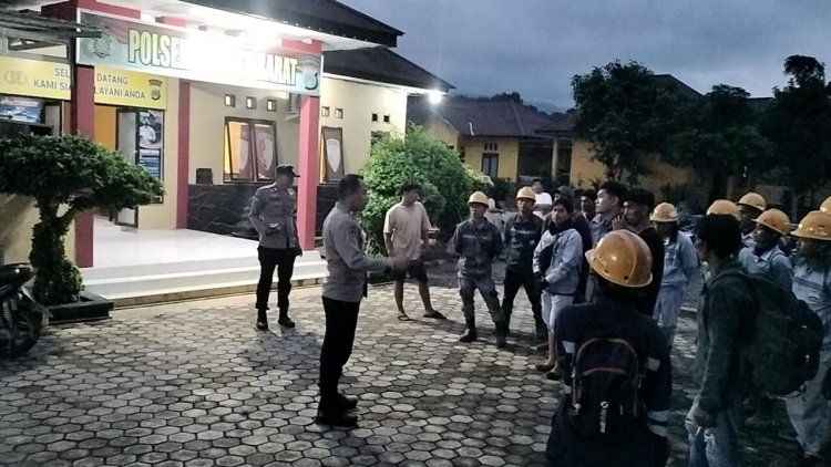 Tidak henti hentinya, Polsek Bungku Barat Gelar Razia Knalpot Brong
