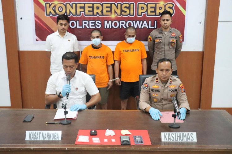 Polres Morowali Ungkap Kasus Peredaran Narkotika Jenis Sabu Seberat 106,08 Gram di Bungku Tengah