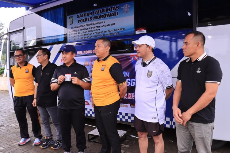 Polres Morowali Gelar Car Free Day Meriah dalam Rangka Hari Bhayangkara ke-79