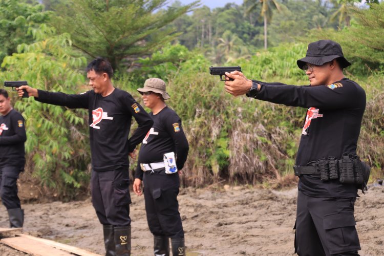 Polres Morowali Gelar Kejuaraan Menembak Sambut Hari Bhayangkara ke-79